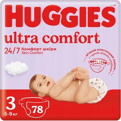 HUGGIES Ultra Comfort Jumbo 3 78 ks