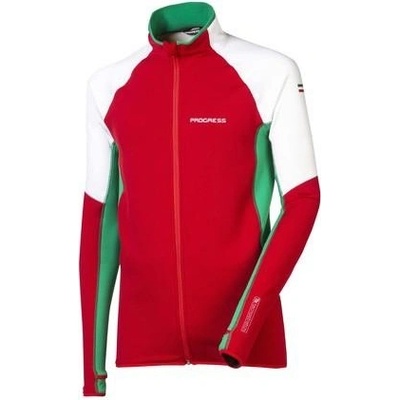 Progress HUNGARY funkční sportovní mikina v národních barvách červená /bílá /zelená