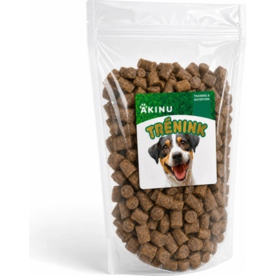 Akinu Trénink hovězí válečky pamlsek pro psy 400 g