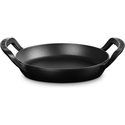 Le Creuset 20270250000005 Liatinová panvica BBQ Outdoor okrúhla 25 cm čierna matná