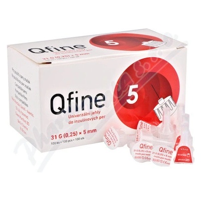 Q-fine jehla 5mm 31G 0.25x5mm 100ks