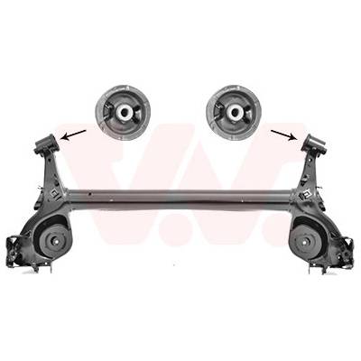 Tělo nápravy VAN WEZEL 3804629 – Zbozi.Blesk.cz