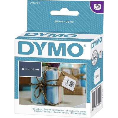 DYMO etikety v roli S0929120 S0929120 25 x 25 mm papier biela 750 ks premiestniteľné univerzálne etikety; S0929120