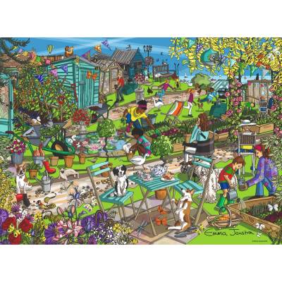 Ravensburger - Puzzle Seaside Allotment - 500 piese