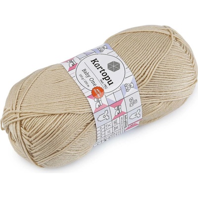 Pletací příze Baby One 100 g, střední, 10 (861) béžová
