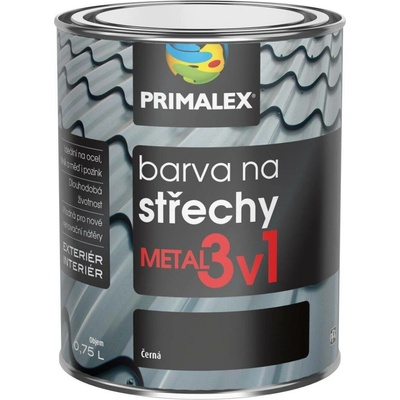 Primalex Metal 3v1 0,75L černá