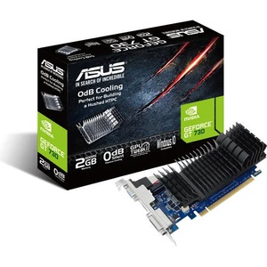 ASUS GeForce GT 730 2GB GDDR5 64bit (GT730-SL-2GD5-BRK/90YV06N2-M0NA00) Видео карти