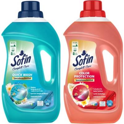 Sofin prací gel Quick Wash + Color 2 x 1,1 l 30 PD