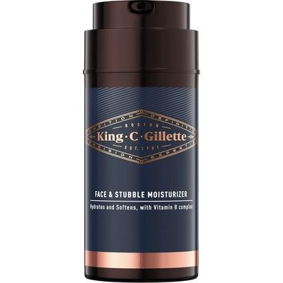 KING C. GILLETTE Face & Stubble Moisturizer 100 ml