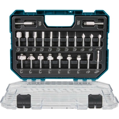 Sada 22ks stopkových fréz, stopka 8mm, Makita D-74778