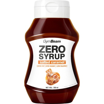 GymBeam Bezkalorický sirup slaný karamel 350 ml