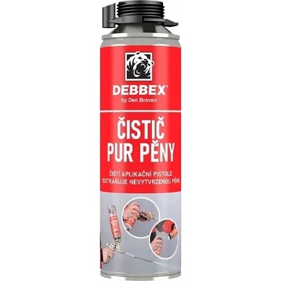 Den Braven Čistič PUR peny Farba: transparentná, Balenie: 150 ml, Typ obalu: dóza