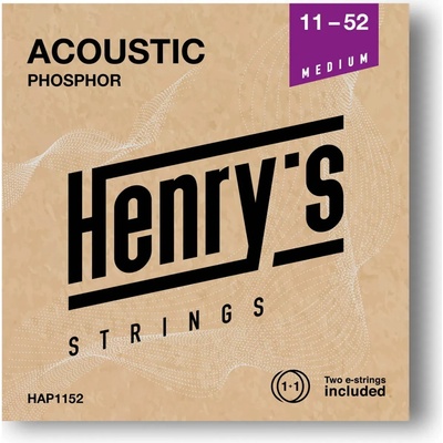 Henry`s ACOUSTIC Phosphor Bronze MEDIUM 11-52