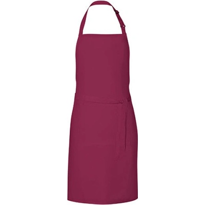 Link Kitchen Wear Unisex grilovací zástěra X987 Burgundy Pantone 216 85x72cm