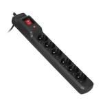 Activejet COMBO 6GN 5M черен разклонител с кабел (COMBO 6GN 5M)