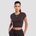 GymBeam Дамска къса тениска Aura Tee Brown L