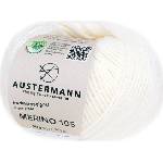Austermann Merino 105 97612-301 White Плетива прежда (97612-301)