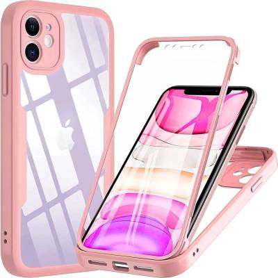 Techsuit Калъф за iPhone 11 + калъф - Techsuit - ColorVerse 360 Series - Розов