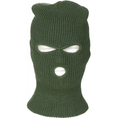 Max Fuchs Kukla Balaclava Bavlna tříotvorová Olive