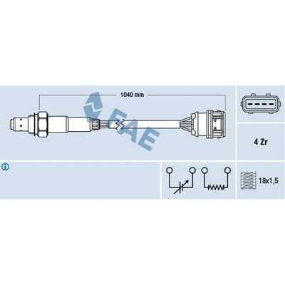 Lambda sonda FAE 77373