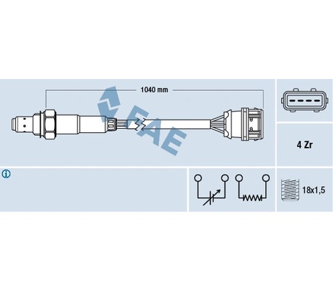 Lambda sonda FAE 77373