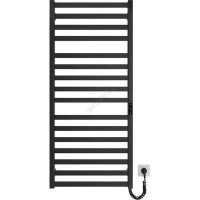 Mario Radiators Отопляема лира за баня HF OXFORD 255W/230V 117x53 см черен (MR0015)