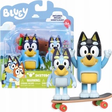 Tm Toys Bluey Blue skateboarding Dogs 2-pack figurek sada