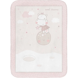 KikkaBoo Супер меко бебешко одеяло Kikkaboo - Hippo Dreams, 80 х 110 сm (31103020123)