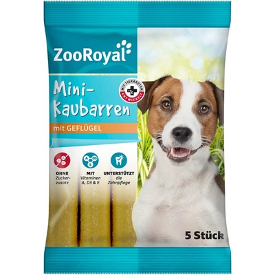 ZooRoyal Mini žvýkací tyčinky s drůbeží 3 x 250 g