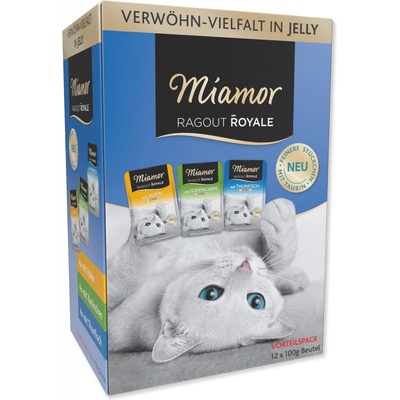 Miamor Ragout Royale kura tuňák králik v želé 1200 g