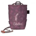 Chillaz Торбичка за магнезий CHILLAZ Feather burgundy