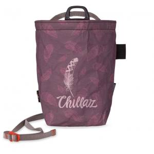 Chillaz Торбичка за магнезий CHILLAZ Feather burgundy