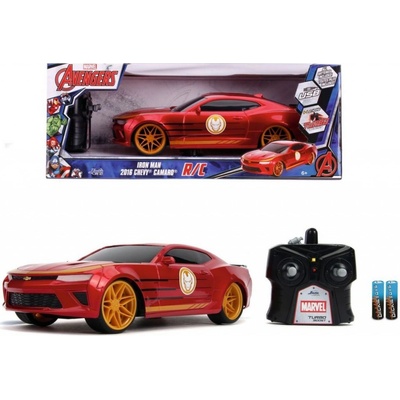 Jada Toys Marvel Diecast Model Iron Man & 2016 Chevrolet Camaro 1:24