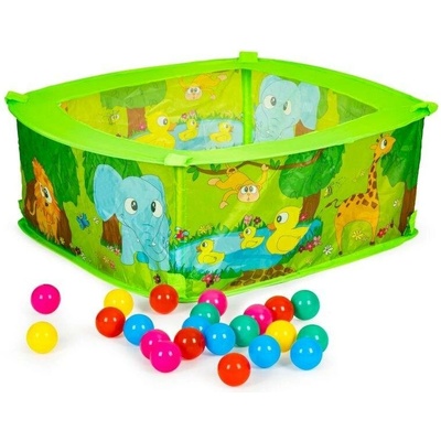 Iplay 8602B zelený bazén + 50 míčků – Sleviste.cz