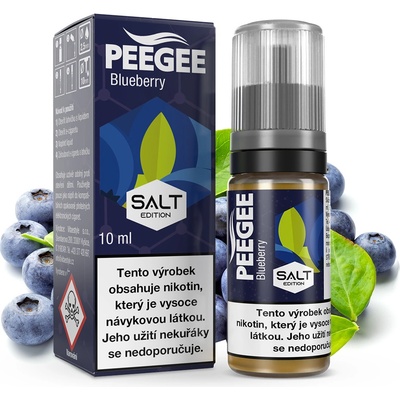 PEEGEE Salt borůvka 10 ml 10 mg