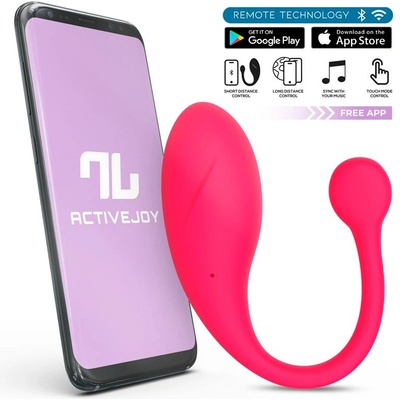 INTOYOU App Series Bulby Vibrating Egg with App Red