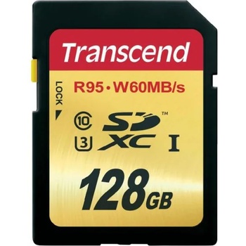 Transcend SDXC 128GB C10/U3/UHS-I TS128GSDU3