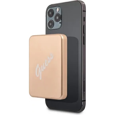GUESS Индукционна външна батерия Guess 5W GUPBMSVSLG 3000mAh златна MagSafe (GUPBMSVSLG)