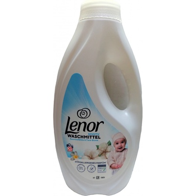 Lenor Sensitiv Baumwollblüte & Tiaré-Blume gel na praní 900 ml 20 PD