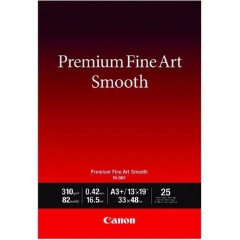 Canon Fine Art Smooth Premium 1711C014, 310 г/м2, A3+, 25 бр. , мат, мастиленоструен, бял, фотографска хартия (1711C014)