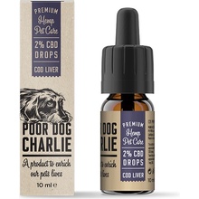 Pharma Hemp Poor Dog Charlie CBD kapky tresčí játra 2% 10 ml