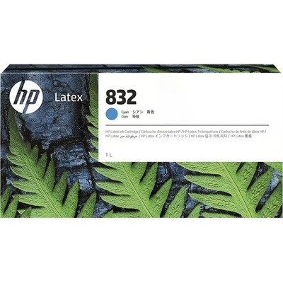 HP 832 1L Cyan Latex Ink Cartridge (4UV76A)