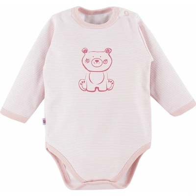 Eevi Body s dlhým rukávom BIG BEAR ružové