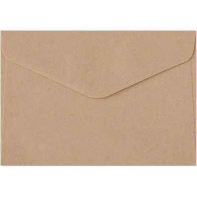 Galeria Papieru Ozdobné obálky Nature - C6, 120 g/m2, tmavě béžové, 10 ks