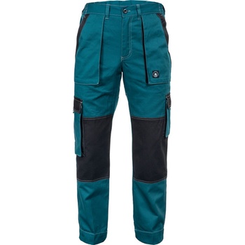 Cerva MAX SUMMER Pracovné nohavice do pasu zeleno čierna