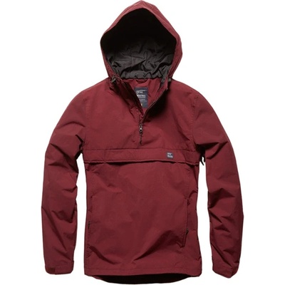 Vintage Industries Shooter Anorak prechodná bunda burgundy bordová