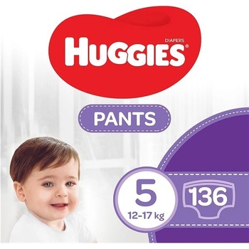 HUGGIES Pants Jumbo 5 12-17 kg 136 ks