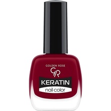 Golden Rose Keratin Nail Color lak na nechty 41 Dark Red 10,5 ml