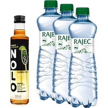 Nolo Hugo sirup 250 ml & Rajec jemně perlivá 3 x 0,75 l