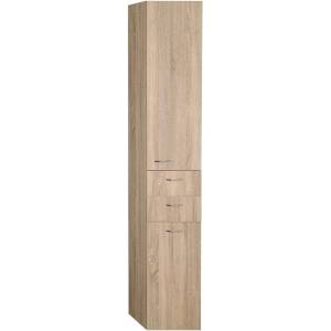SAPHO Keramia Fresh - Висок шкаф ZOJA с кош, 35x184x29 см, дъб „платинен 51232 (51232)